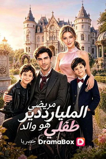 ملصق مسلسل «(مدبلج) مريضي الملياردير هو والد طفلي»