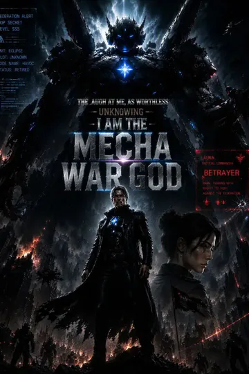 They laugh,As worthless,Unknowing I am THE MECHA GOD poster