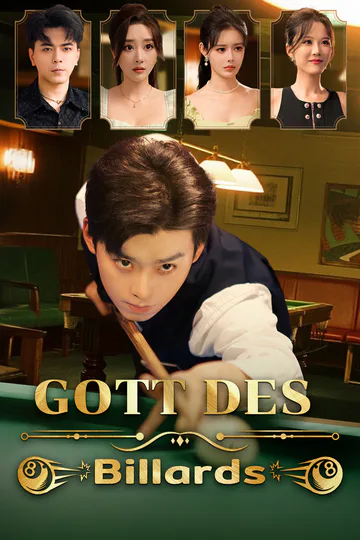 Poster von Gott des Billards