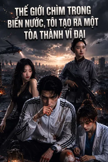 Poster Dunia Terendam Banjir, Saya Membangun Sebuah Kota
