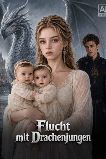 Poster von Flucht mit Drachenjungen