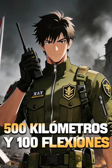 Póster de 500 Kilómetros y 100 Flexiones