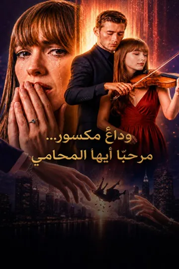 ملصق مسلسل «وداعٌ مكسور... مرحبًا أيها المحامي»
