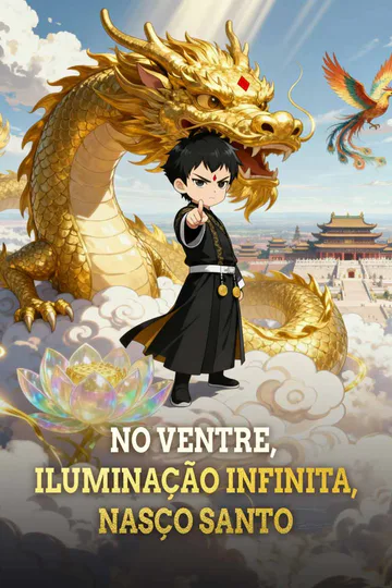 Pôster de No ventre, iluminação infinita, nasço santo