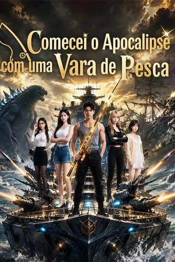Pôster de Comecei o Apocalipse com uma Vara de Pesca