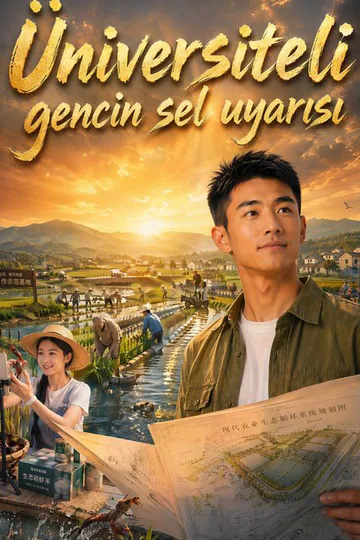 Üniversiteli gencin sel uyarısı afişi