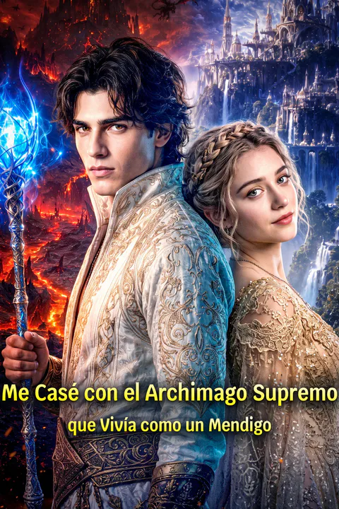Póster de Me Casé con el Archimago Supremo que Vivía como un Mendigo