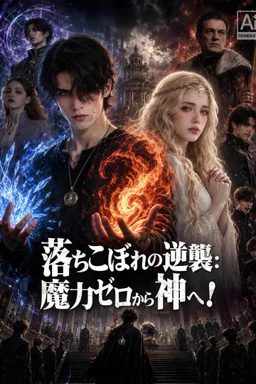 落ちこぼれの逆襲：魔力ゼロから神へ！のポスター