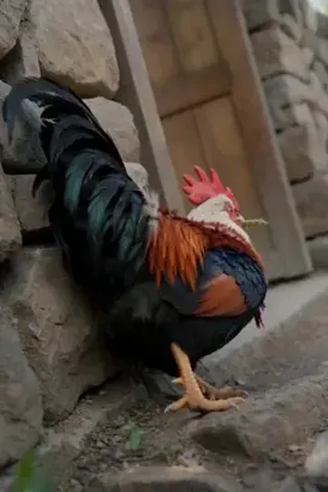 Póster de La campesina y el gallo mágico