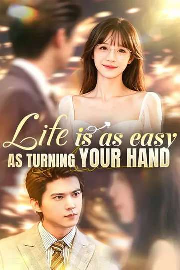 Life is as easy as turning your hand poster