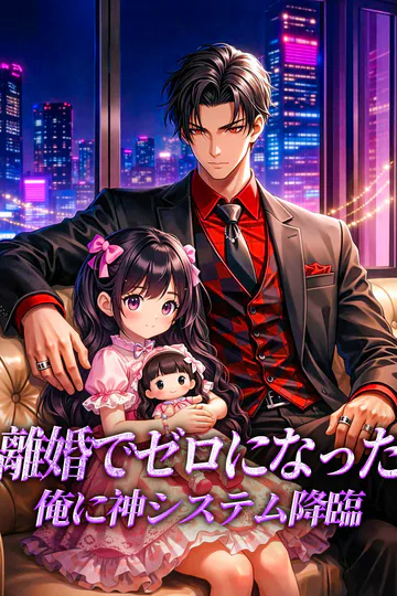 離婚でゼロになった俺に神システム降臨のポスター