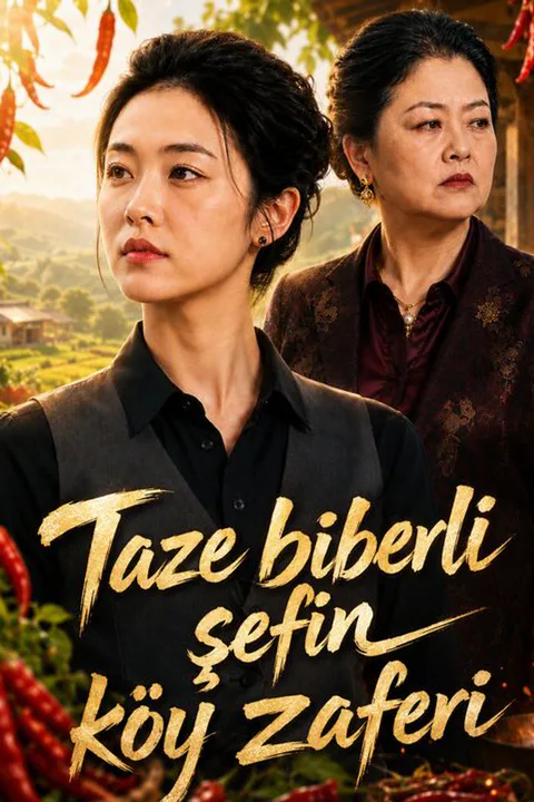 Taze biberli şefin köy zaferi afişi