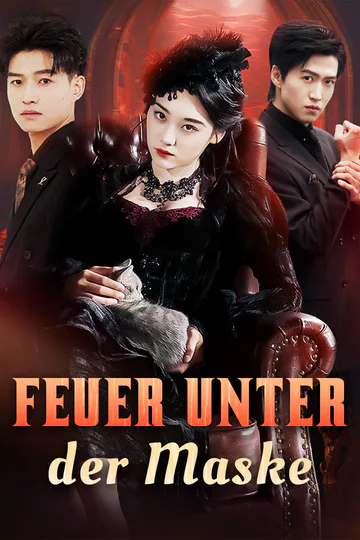 Poster von Feuer unter der Maske