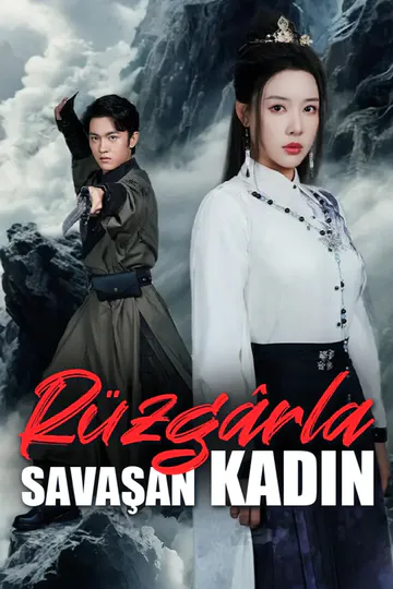 rüzgârla savaşan kadın afişi