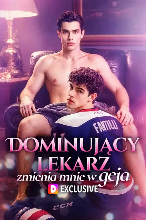 Plakat serialu Dominujący lekarz zmienia mnie w geja