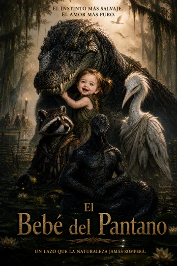 Póster de La bebé del pantano