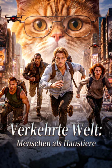 Poster von Verkehrte Welt: Menschen als Haustiere