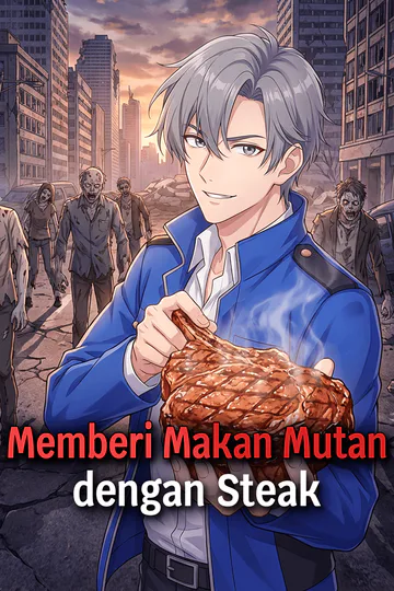 Poster Memberi Makan Mutan dengan Steak