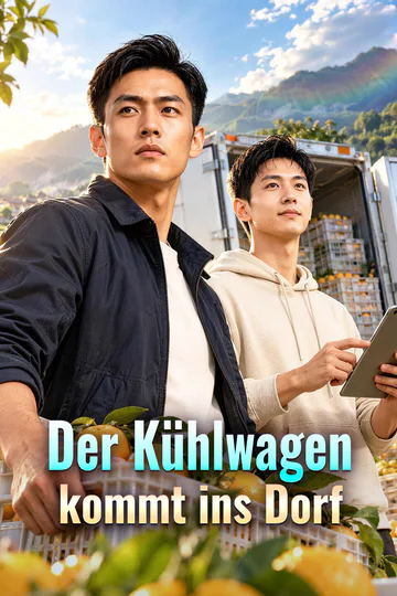 Poster von Der Kühlwagen kommt ins Dorf