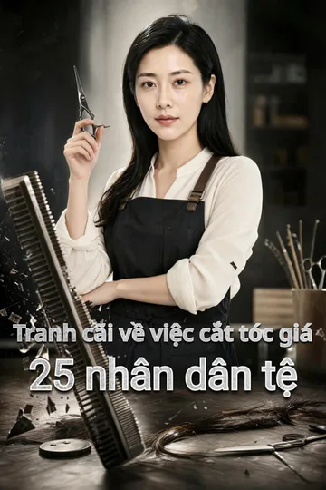 Poster phim Tranh cãi về việc cắt tóc giá 25 nhân dân tệ