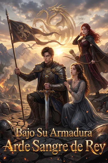 Póster de (Doblado) Bajo Su Armadura Arde Sangre de Rey