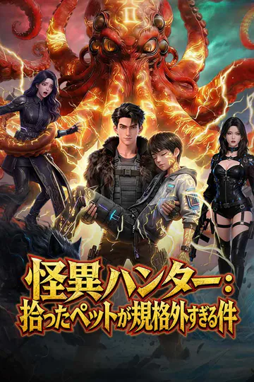 怪異ハンター：拾ったペットが規格外すぎる件のポスター