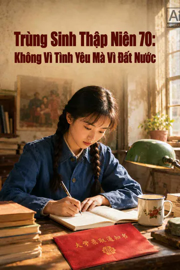 Poster phim Trùng Sinh Thập Niên 70: Không Vì Tình Yêu Mà Vì Đất Nước
