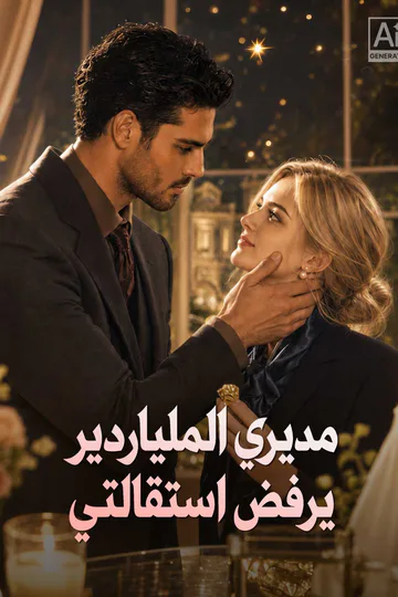 ملصق مسلسل «مديري الملياردير  يرفض استقالتي»