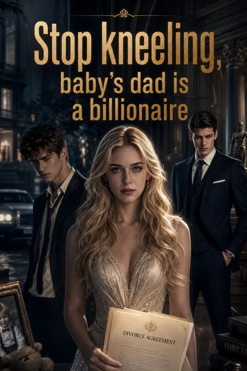 Stop kneeling, baby's dad is a billionaire poster
