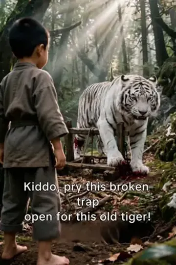 Bora ve kaplan babası Kaan afişi