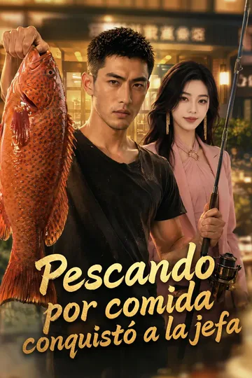 Póster de (Doblado) Pescando por comida conquistó a la jefa