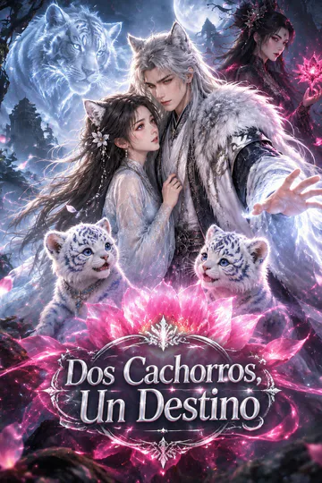 Póster de (Doblado) Dos Cachorros, Un Destino