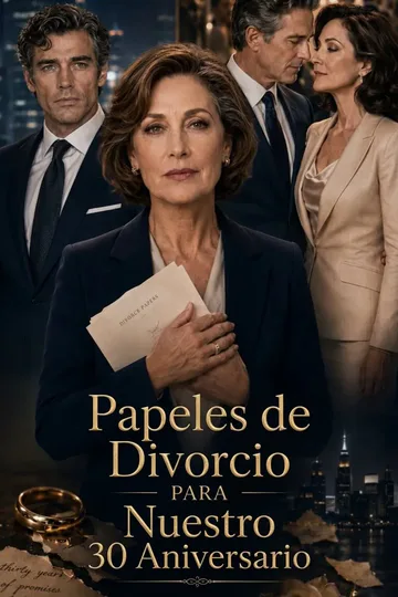 Póster de (Doblado) Papeles de Divorcio para Nuestro 30 Aniversario