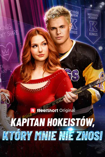Plakat serialu Kapitan hokeistów, który mnie nie znosi