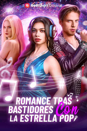 Póster de Romance tras bastidores con la estrella pop