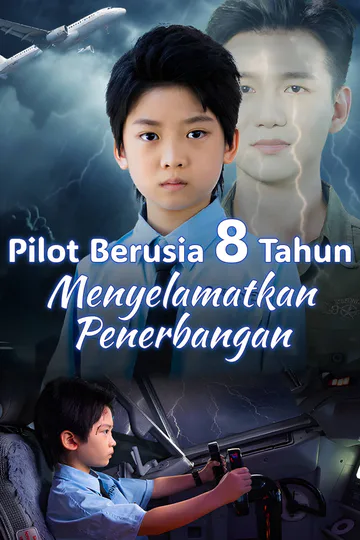Poster Pilot Berusia 8 Tahun Menyelamatkan Penerbangan​