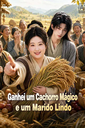 Pôster de Ganhei um Cachorro Mágico e um Marido Lindo