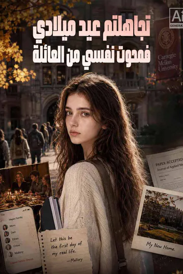 ملصق مسلسل «تجاهلتم عيد ميلادي فمحوت نفسي من العائلة»