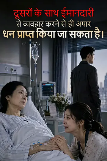 दूसरों के साथ ईमानदारी से व्यवहार करने से ही अपार धन प्राप्त किया जा सकता है। का पोस्टर