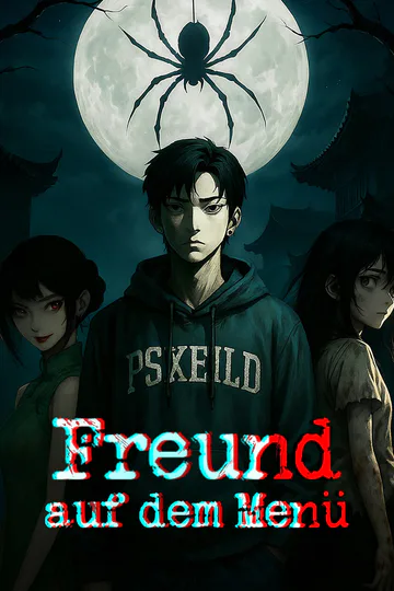 Poster von Freund auf dem Menü