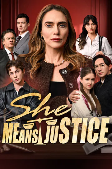 She Means Justice poster