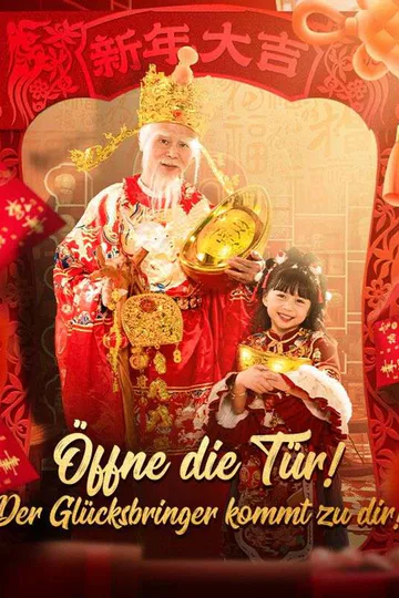 Poster von Öffne die Tür! Der Glücksbringer kommt zu dir!