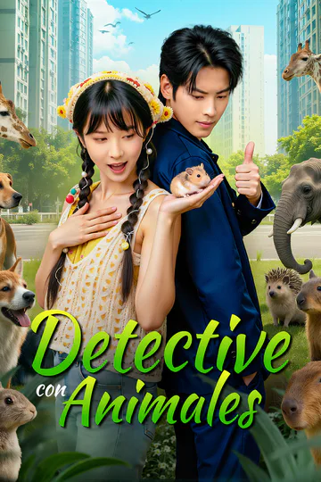 Póster de Detective con Animales(Doblado)