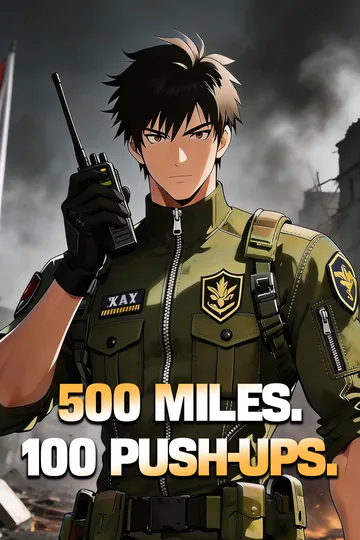 500 Miles. 100 Push-Ups. poster
