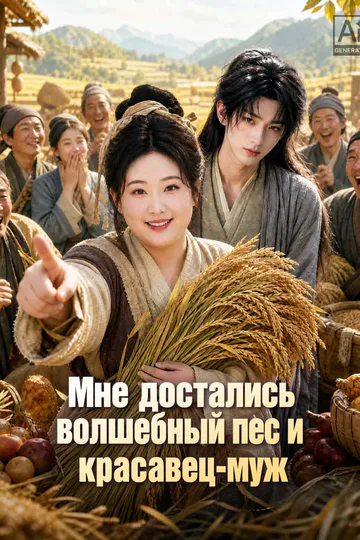 Постер сериала «Мне достались волшебный пес и красавец-муж»