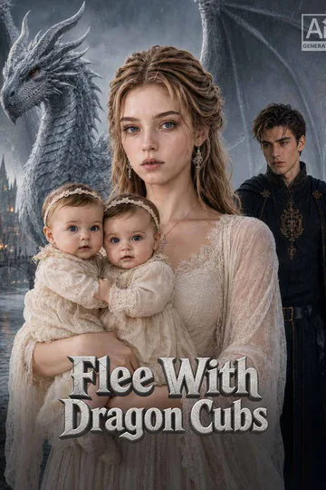 Flee With Dragon Cubs poster