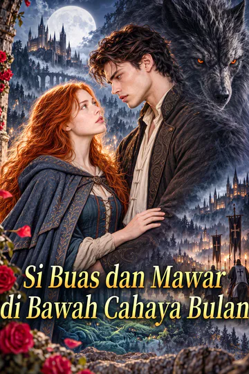 Poster Si Buas dan Mawar di Bawah Cahaya Bulan