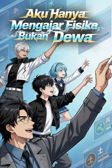 Poster Aku Hanya Mengajar Fisika, Bukan Dewa