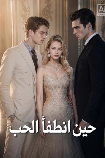 ملصق مسلسل «حين انطفأ الحب»