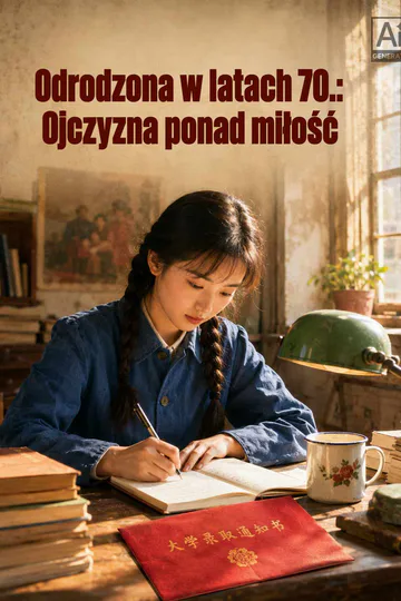 Plakat serialu Odrodzona w latach 70.: Ojczyzna ponad miłość